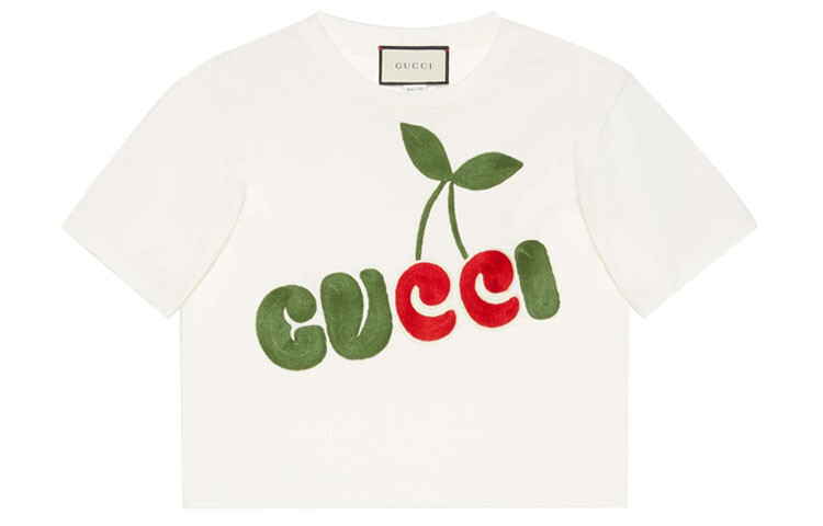 

Топ укороченный женский Gucci, слоновая кость