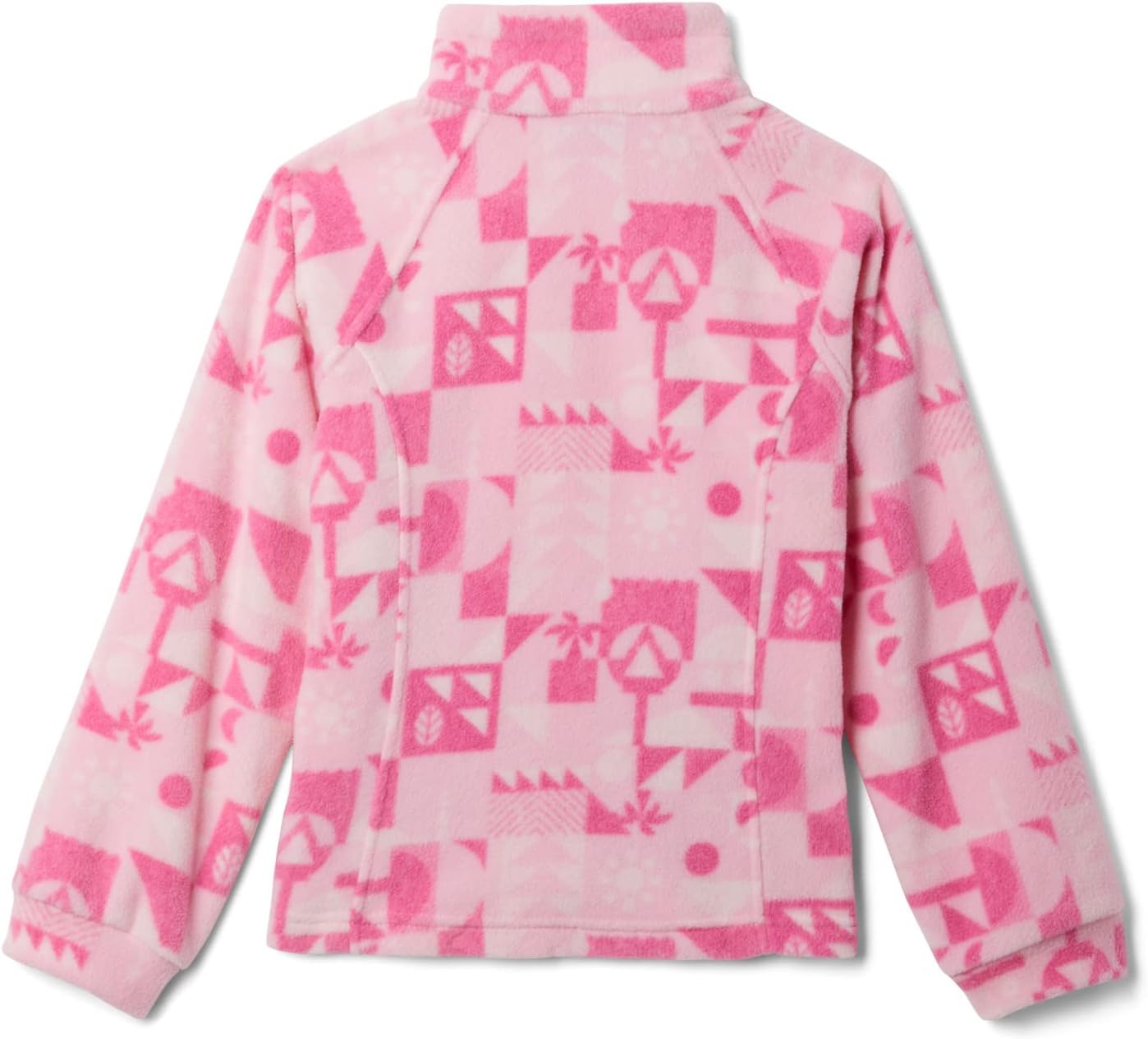Columbia Youth Girls Benton Springs II Printed Fleece, Wild Rose Quest — фото 2