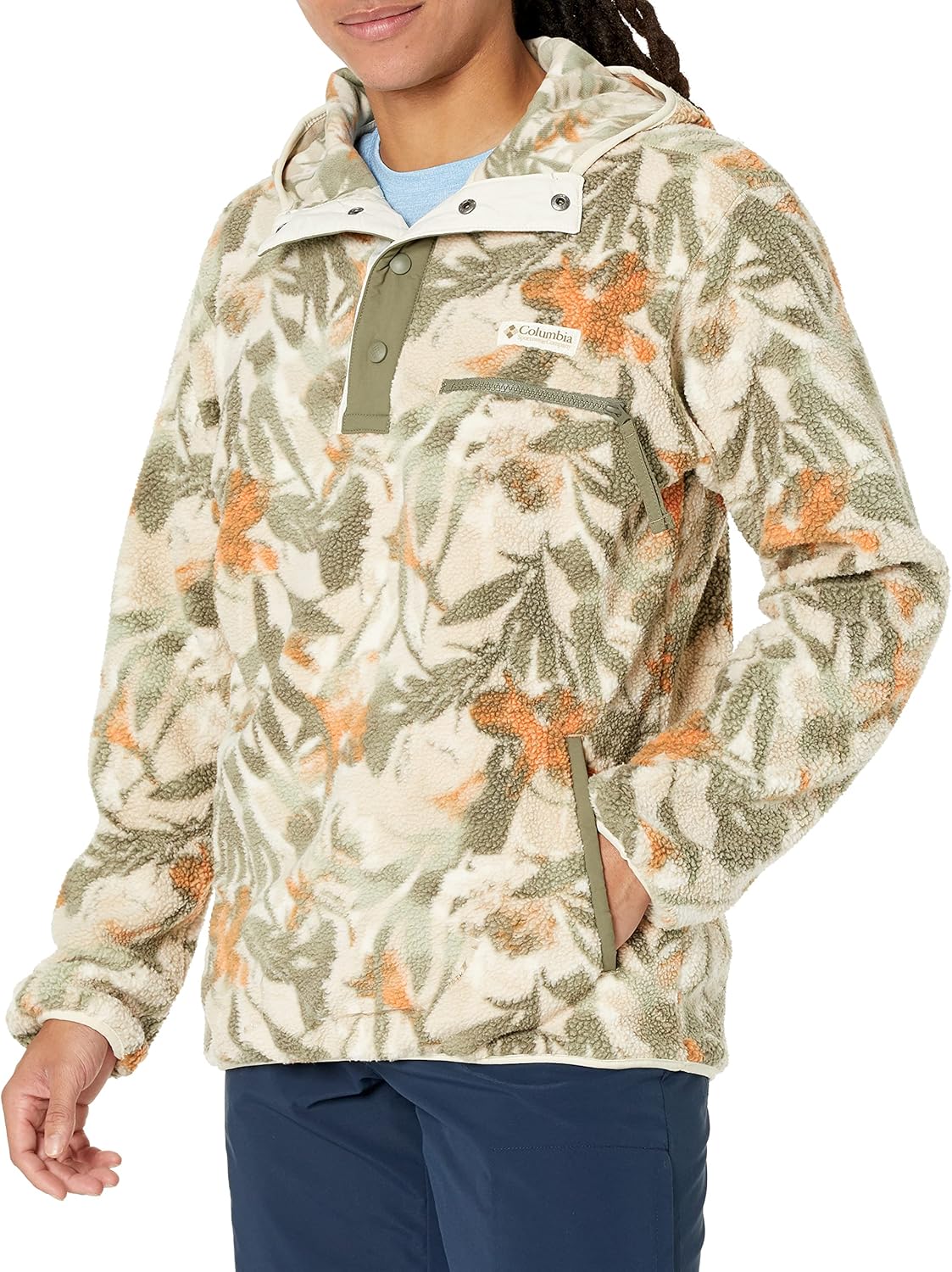 

Columbia мужская толстовка Helvetia с капюшоном, Ancient Fossil Floriculture