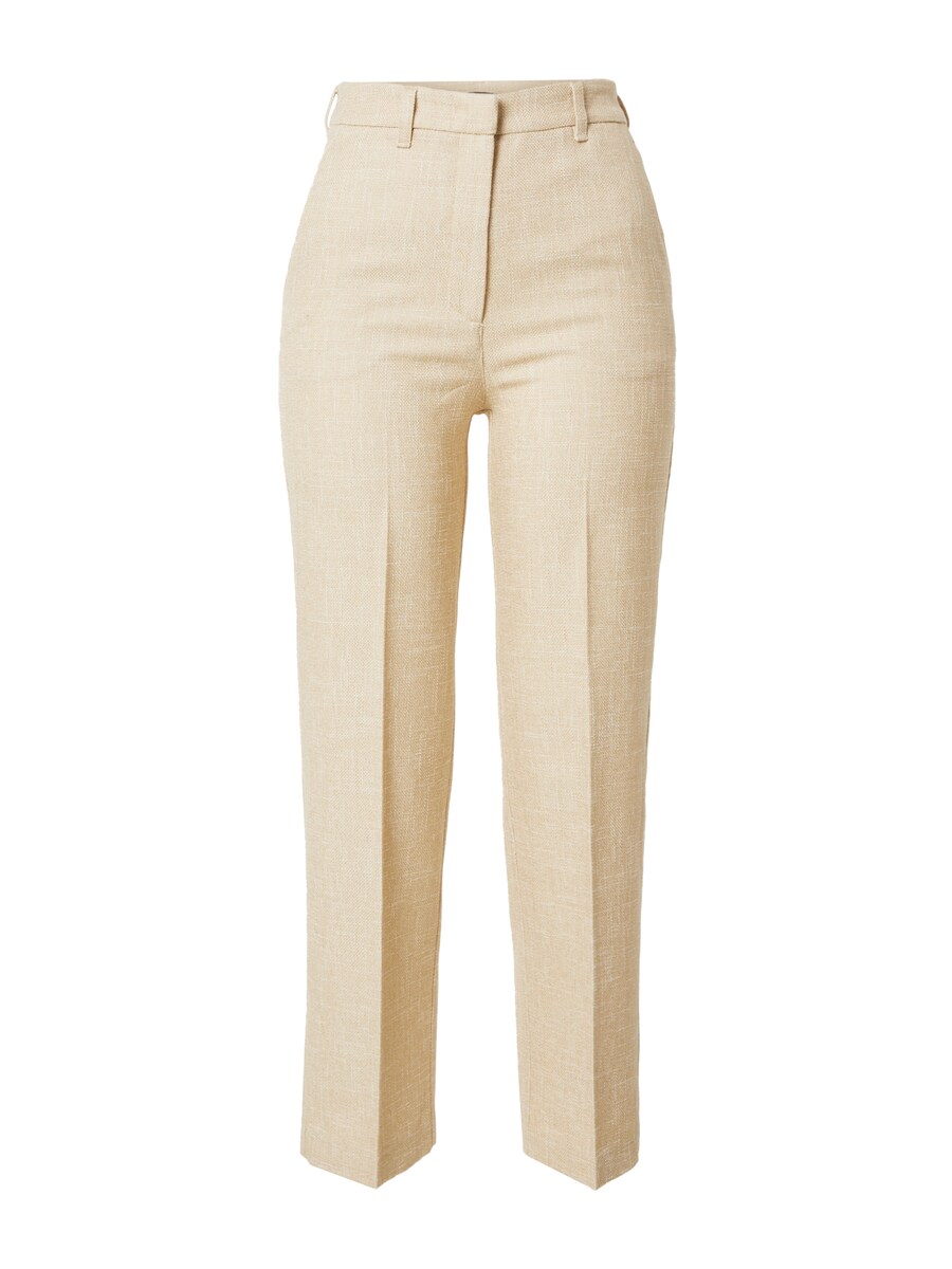 

Обычные брюки в складку Sisley, цвет mottled beige
