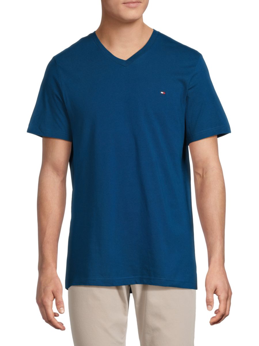 

Футболка с флагом Core Tommy Hilfiger, цвет Atlantic