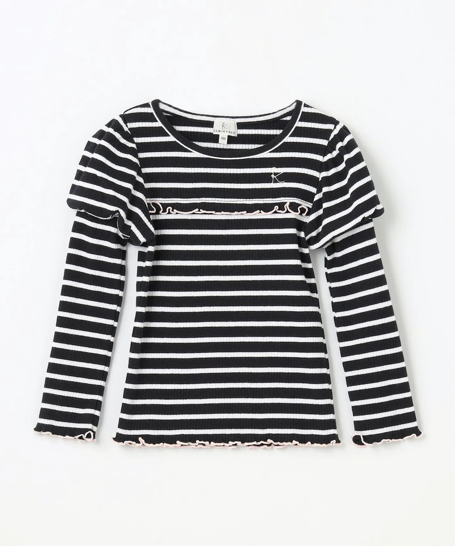 Топ с пышными рукавами Kids Suite, Black Series 1 [105]