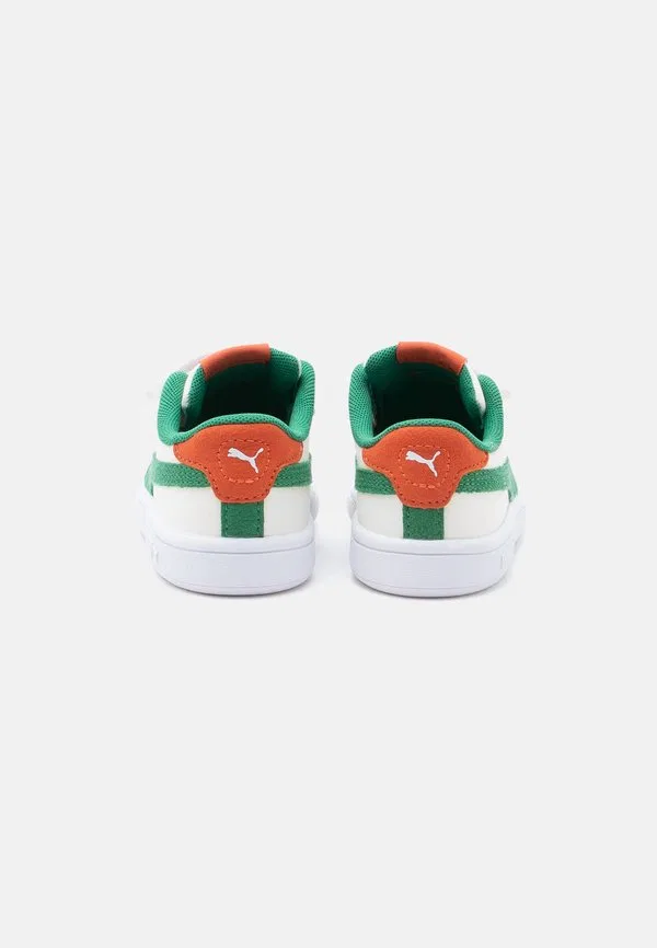 Кроссовки smash fun Puma, Warm White/Archive Green/Amarena — фото 3