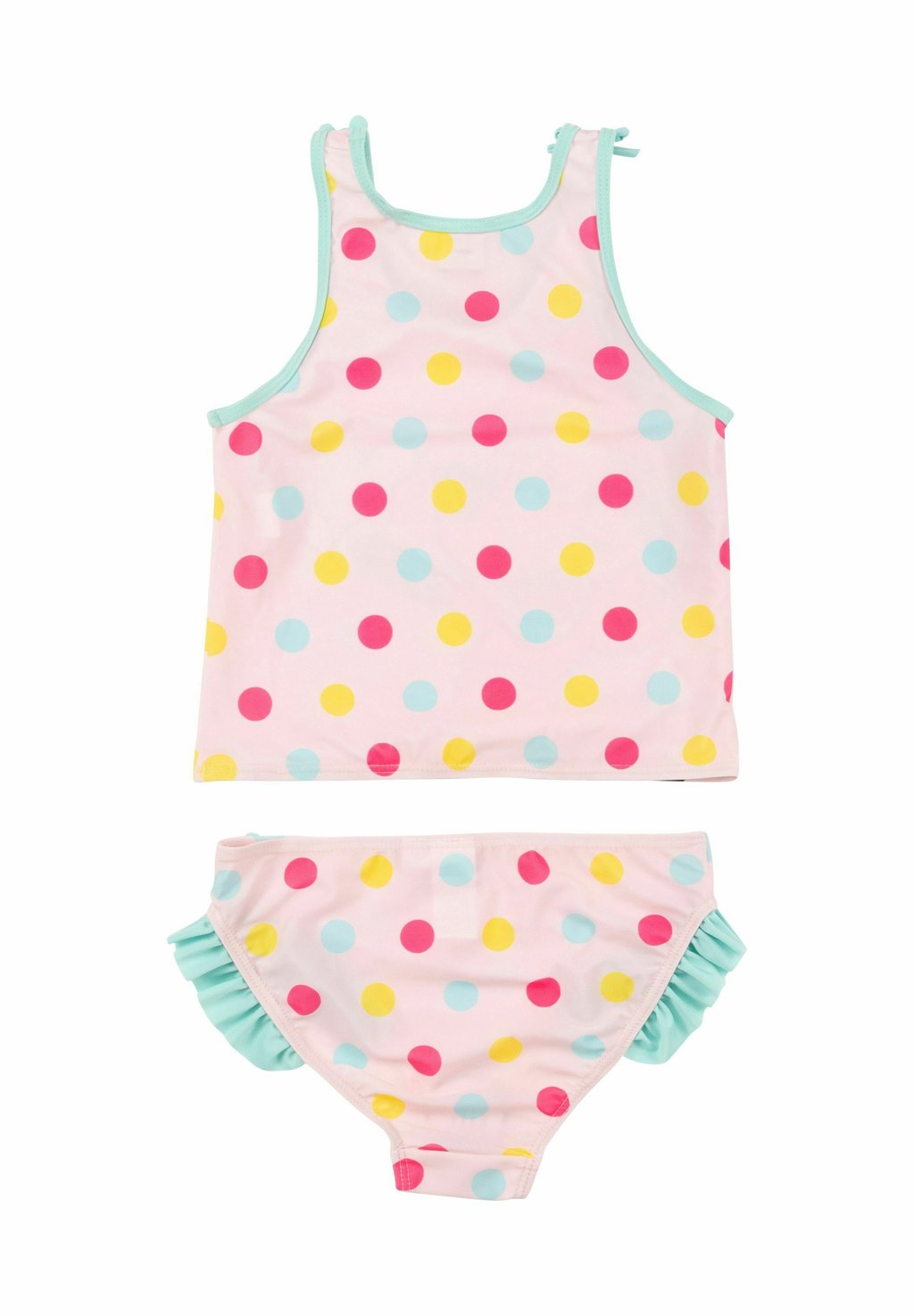 Бикини DISNEY MINNIE MOUSE TANKINI BADEANZUG MIT RÜSCHEN ZWEITEILER SCHWIMMANZUG, цвет Rosa Türkis — фото 2