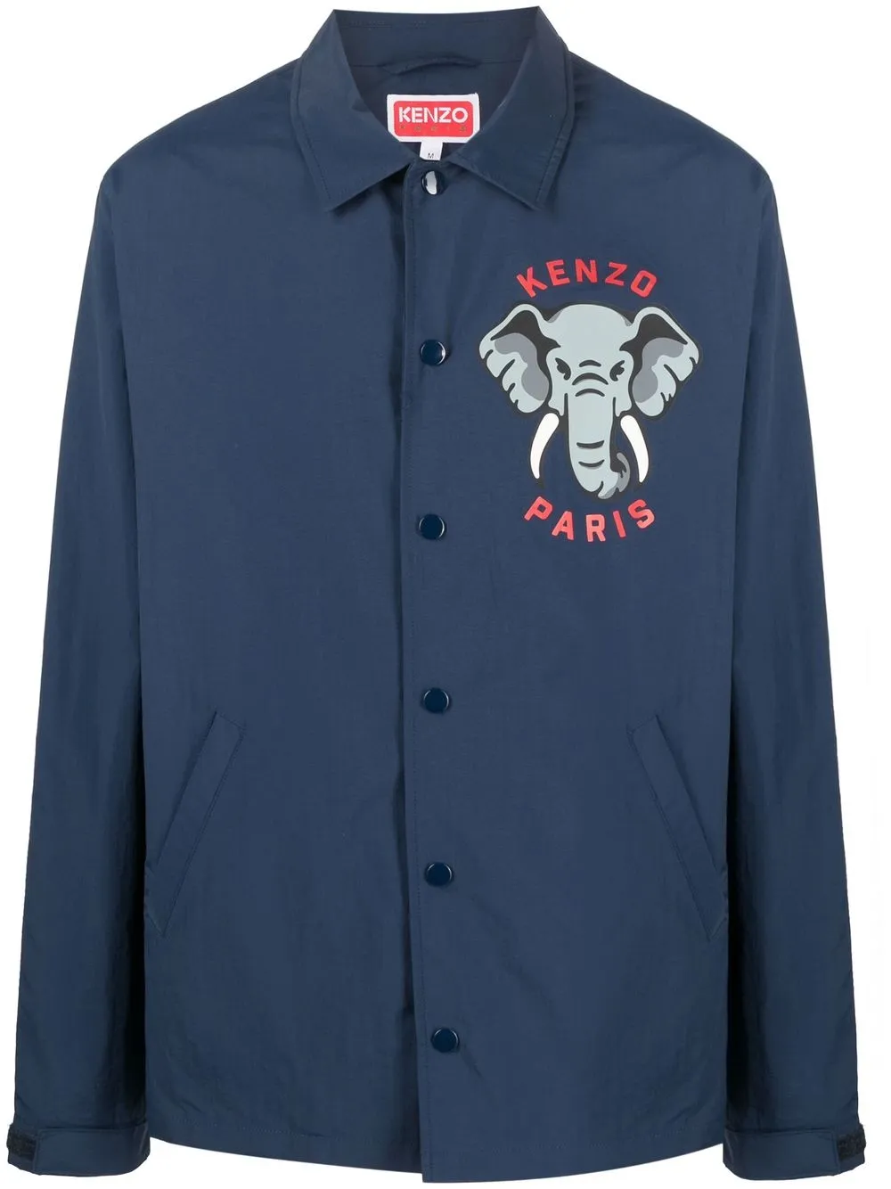 

Куртка Coach с графичным принтом KENZO, синий