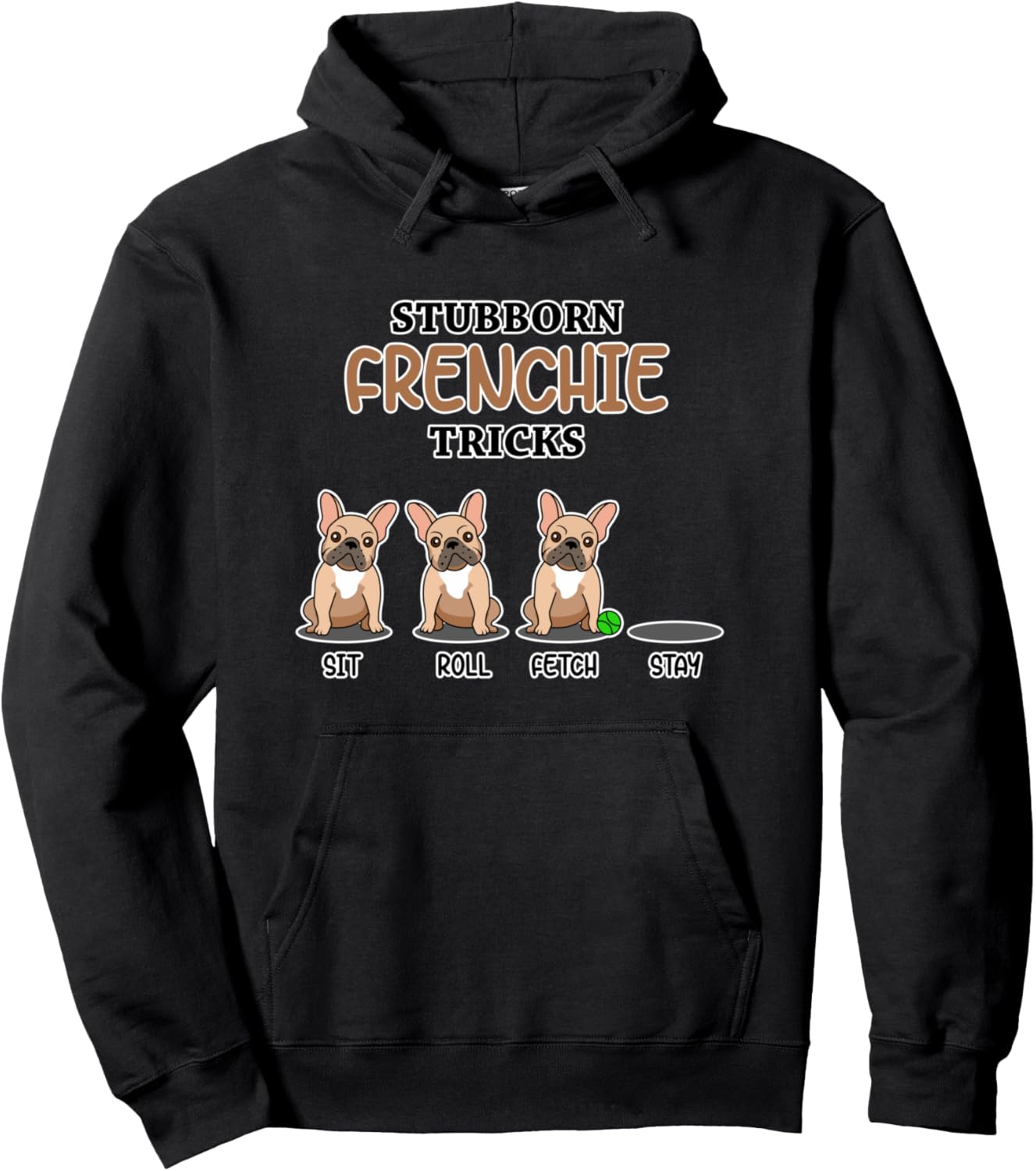 

Худи с изображением французского бульдога и заводчиков собак French Bulldog Gifts & Frenchie Gifts, черный
