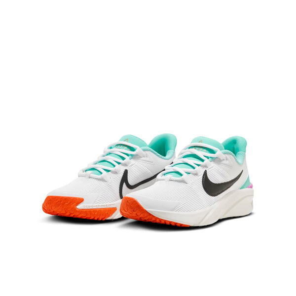 Кроссовки star runner 4 next nature se 'white orange green frost' Nike, белый — фото 2