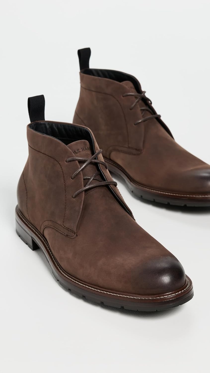 Мужские ботинки Cole Haan Roundhill Grand Chukka, темный шоколад — фото 4