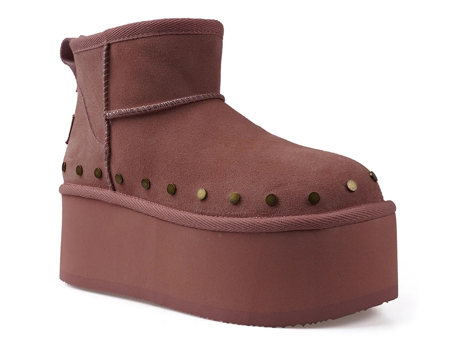 Ботинки Candie's Shye Platform Bootie, Pink Suede