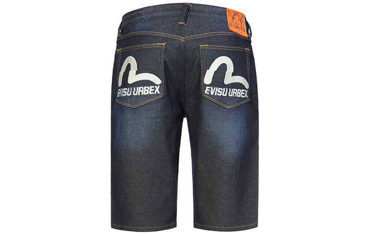

Джинсовые шорты мужские синие Evisu, синий