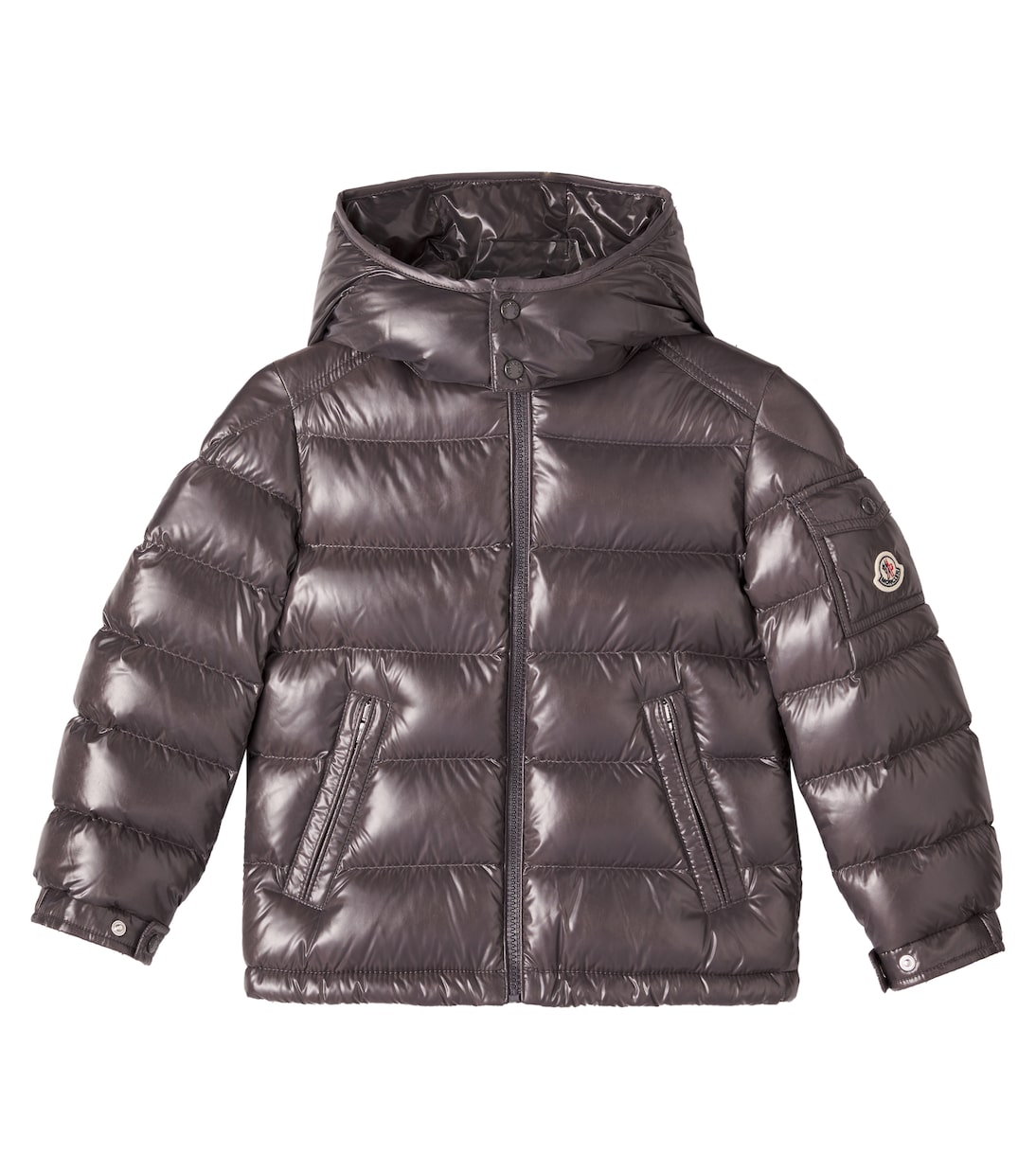 

Пуховая куртка Maya с стеганой отделкой Moncler Enfant, серый