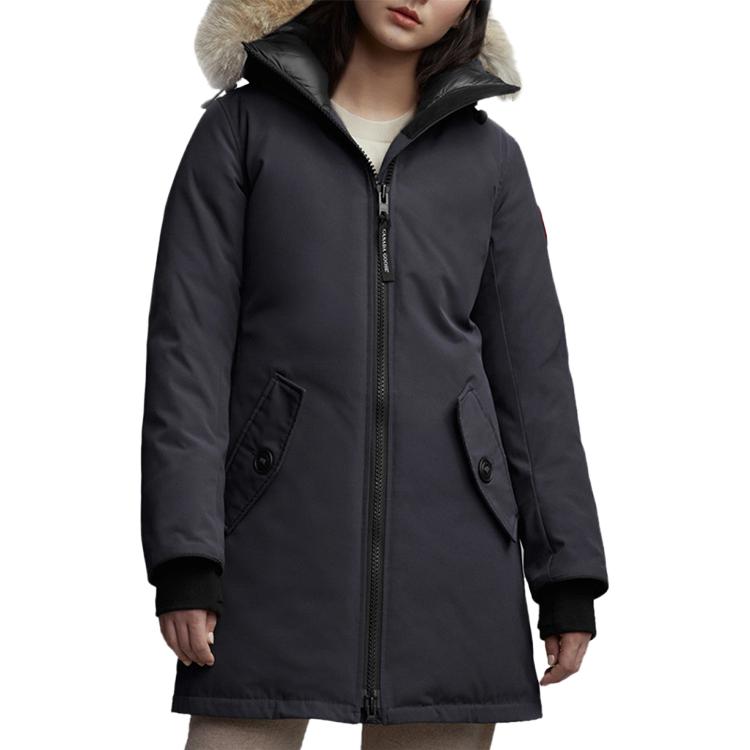 Canada Goose Куртка пуховая Rosemont Series женская морская синяя, Marine Blue — фото 4
