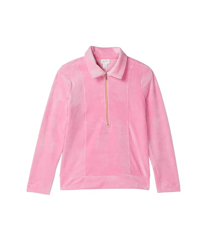 Толстовка велюровая Mini Eleni Lilly Pulitzer Kids, Confetti Pink