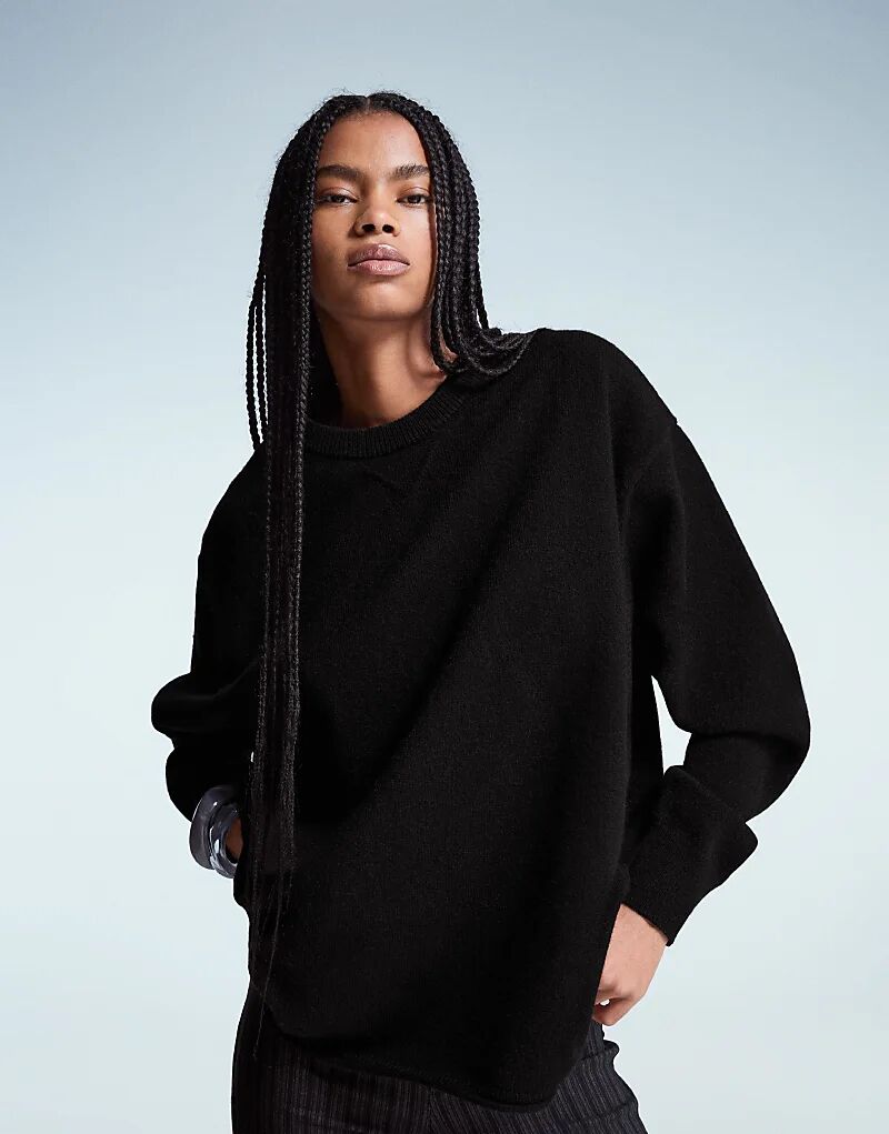 

Свитер Bershka Oversize черного цвета