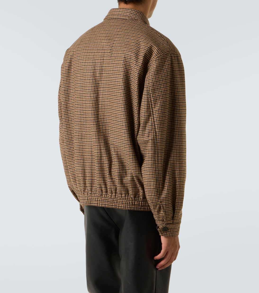 Габи в клетку "гусиная лапка" Saint Laurent, Beige/Marron/Noir — фото 4