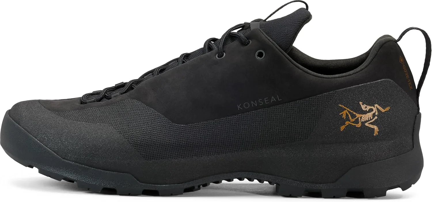 Мужские ботинки Arc'teryx Konseal GTX | Водонепроницаемая обувь для подхода по сложной и технической местности, черный