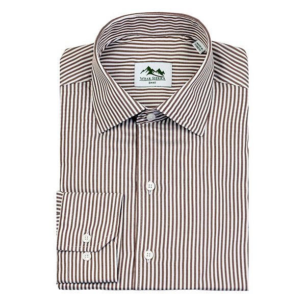 

Мужская рубашка с длинным рукавом из турецкого хлопка в полоску Wear Sierra