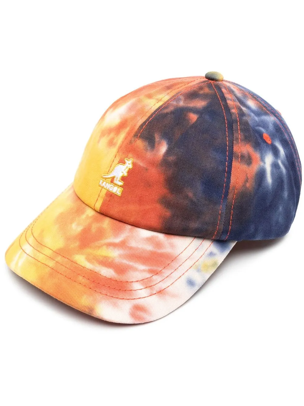 

Кепка с вышитым логотипом и принтом тай-дай Kangol, синий