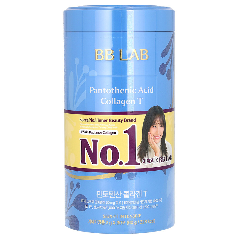 

BB Lab, Collagen T с пантотеновой кислотой, 30 пакетиков по 2 г