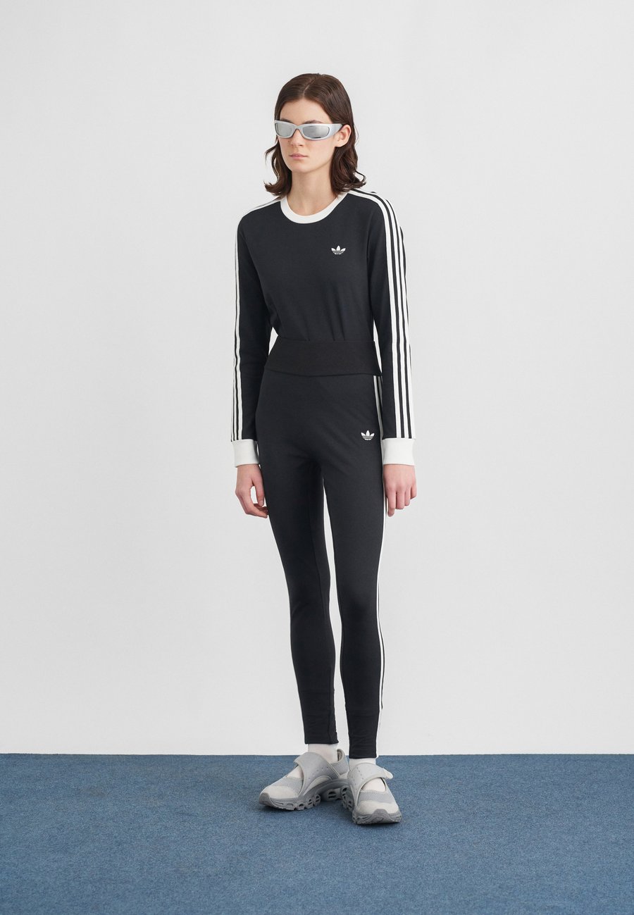 Брюки Adidas Originals Leggings, Black/White/Black — фото 2