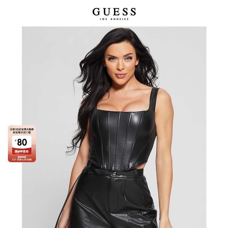 

Жилет женский Guess с корсетом, черный