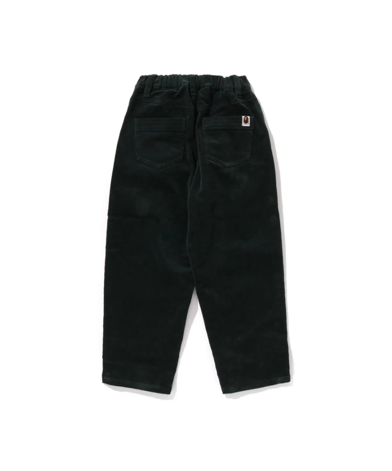 Детские вельветовые брюки A BATHING APE с вышивкой BABY MILO коричневые — фото 3