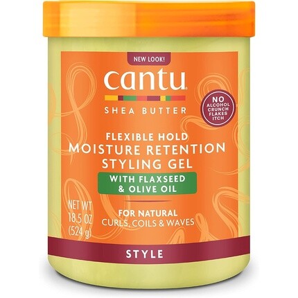 

Гель для укладки Cantu Moisture Retention с льняным семенем и оливковым маслом, 524 г
