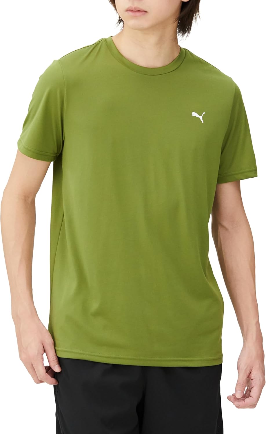 

Мужская футболка PUMA Standard SS (525181) для тренажерного зала, тренировок, спорта и фитнеса, зеленый