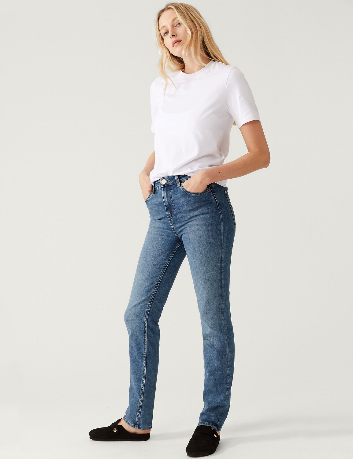 

Прямые эластичные джинсы Sienna Marks & Spencer