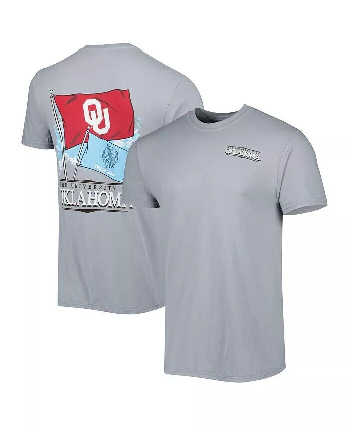 

Мужская серая футболка Oklahoma Sooners Hyperlocal Image One
