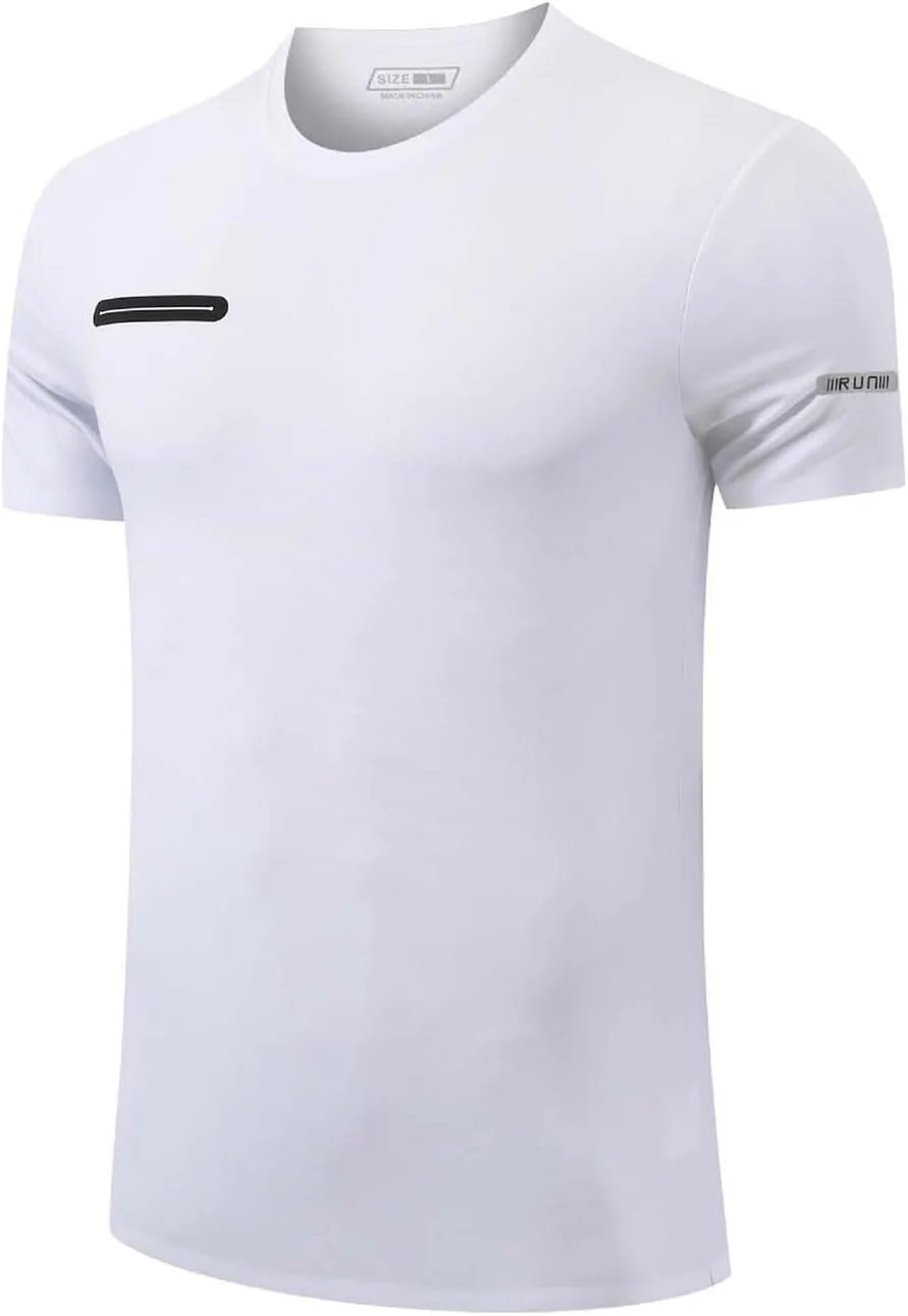 

Мужская футболка для тренировок Moisture Wicking, быстросохнущая