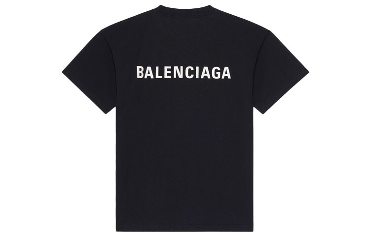 Футболка женская Balenciaga Large Fit, черный — фото 2
