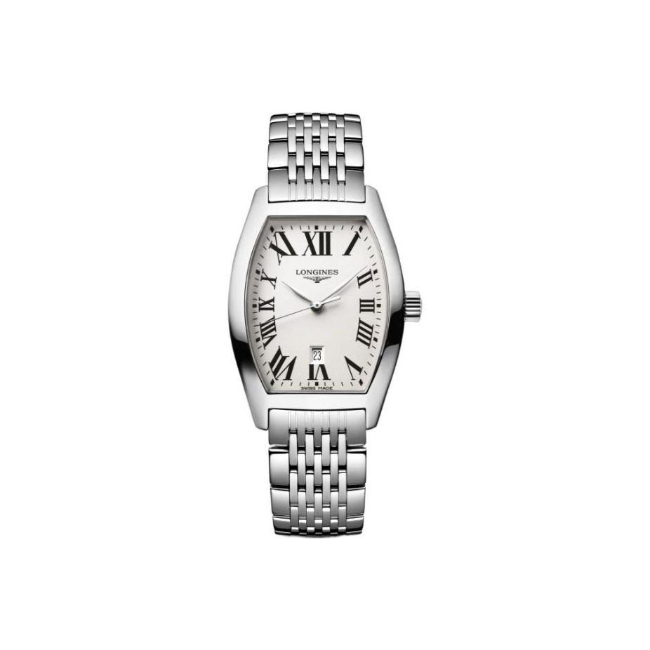 

LONGINES Часы Collection Quartz Movement Women's Watch 26*30.6mm White Dial Stainless Steel Case Stainless Steel Watchband, Silver Dial