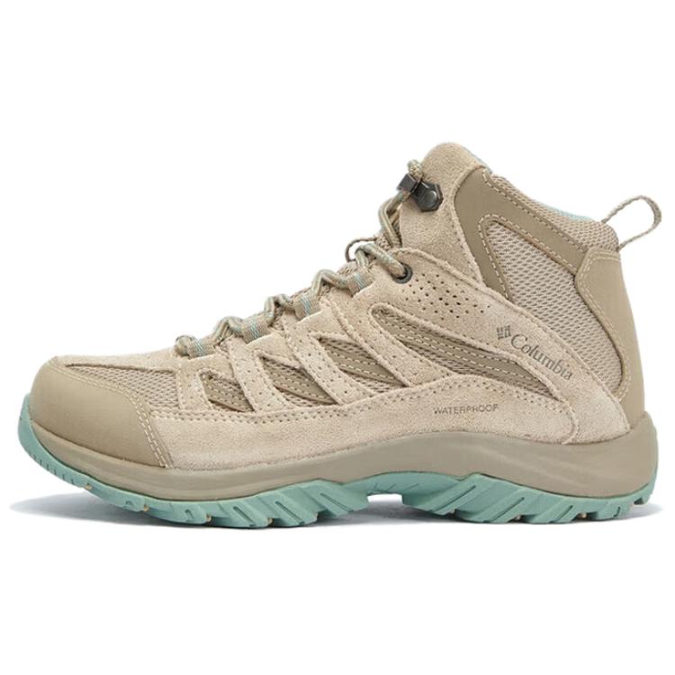 

Columbia Кроссовки для походов и альпинизма Crestwood Waterproof And Breathable Mid Top женские желтые, цвет Yellow