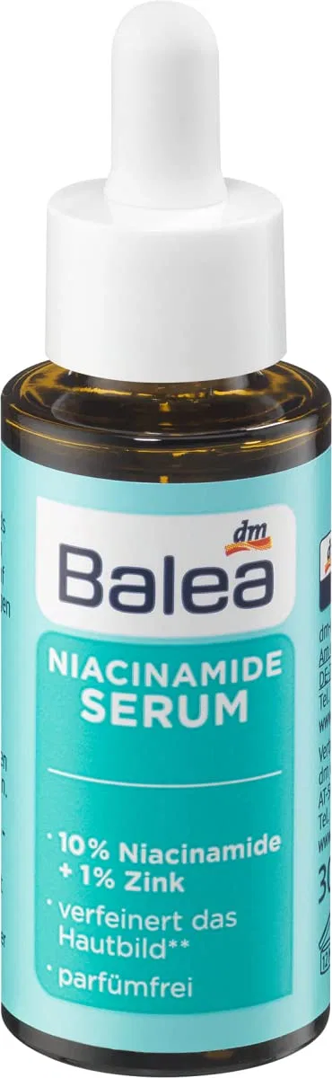 Сыворотка Balea — Гель- NIACINAMIDE с % ниацинамида и % цинка, 30 мл — фото 4