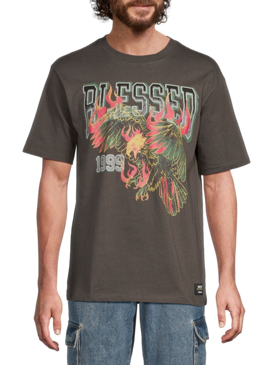 

Футболка с рисунком Мейсона Wesc, цвет Washed Black