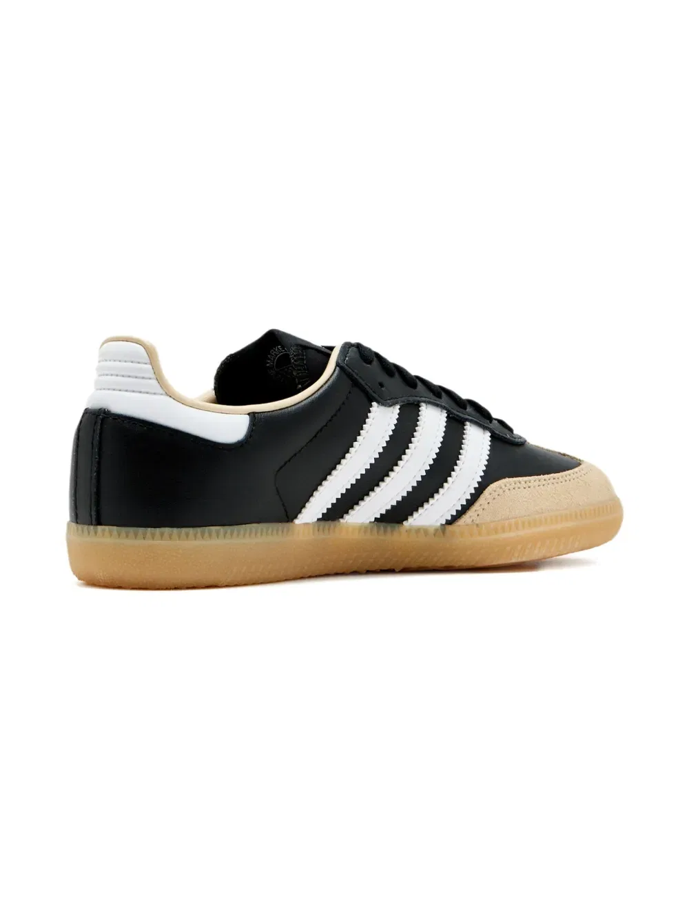Кроссовки Samba og gs с тремя полосками Adidas Kids, черный — фото 2