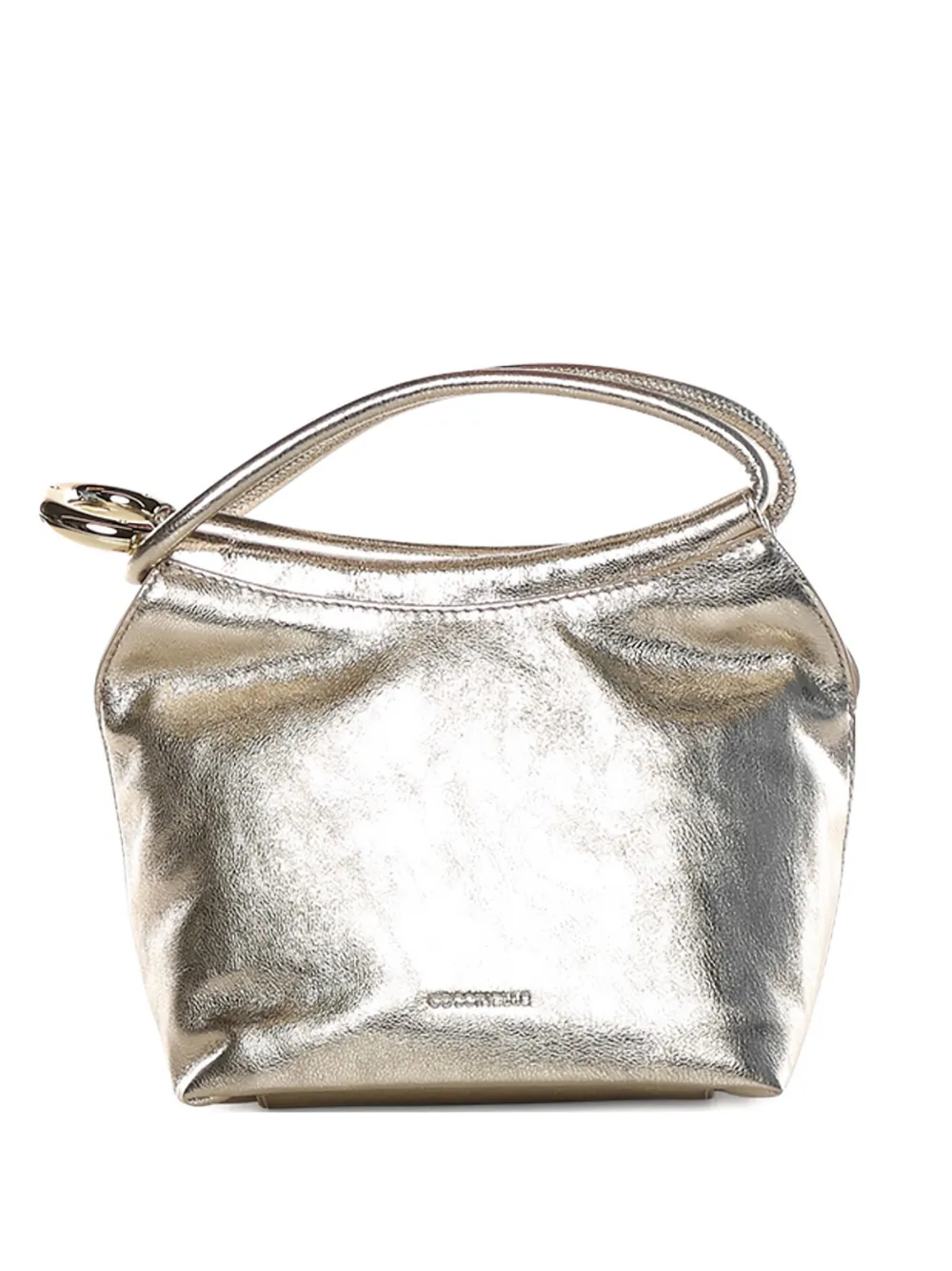 

Сумка-тоут из кожи Coccinelle, серебряный