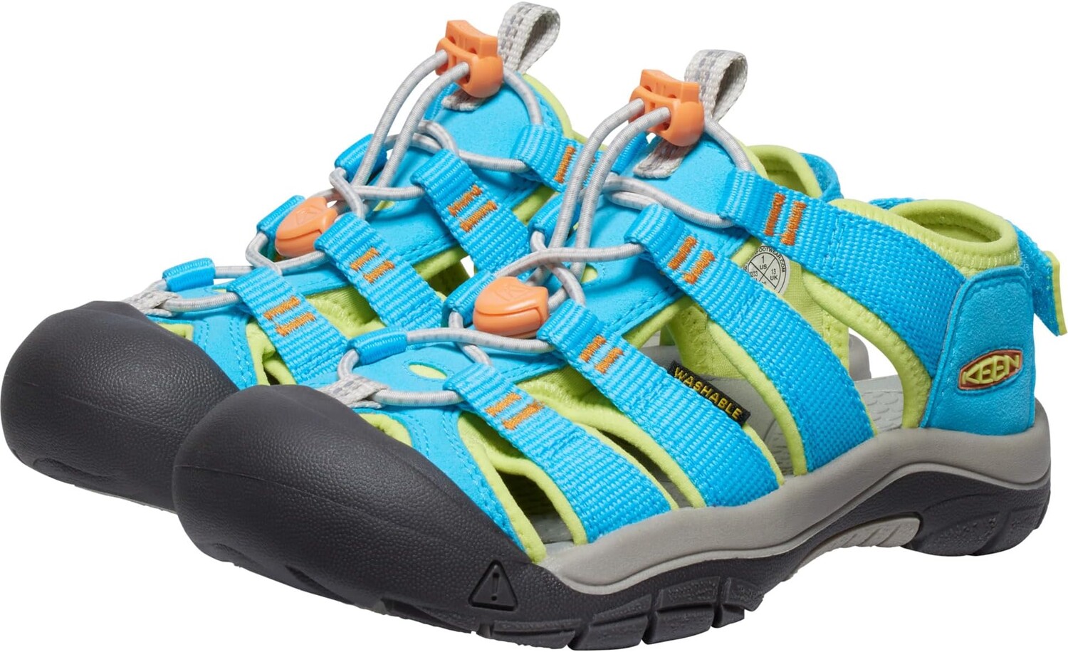 

Сандалии KEEN Kids Newport Boundless, цвет Blue Atoll/Daiquiri Green