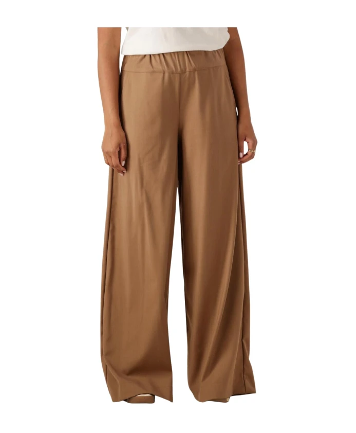 

Широкие брюки верблюжьего цвета для стильной осени и зимы. Nukus, коричневый
