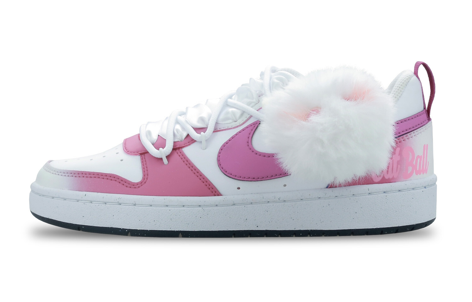 

Кроссовки Nike Court Borough Skateboard Shoes Women's Low-Top White Pink, Розовый, Кроссовки Nike Court Borough Skateboard Shoes Women's Low-Top White Pink