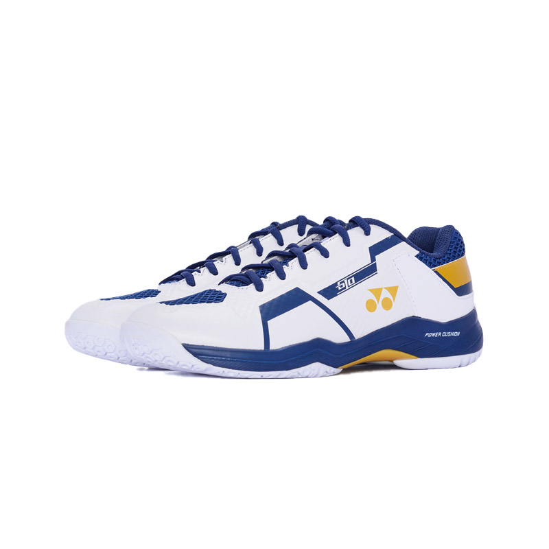 

Кроссовки YONEX Badminton Shoes Men Low-top White/Dark Blue, белый/темно-синий