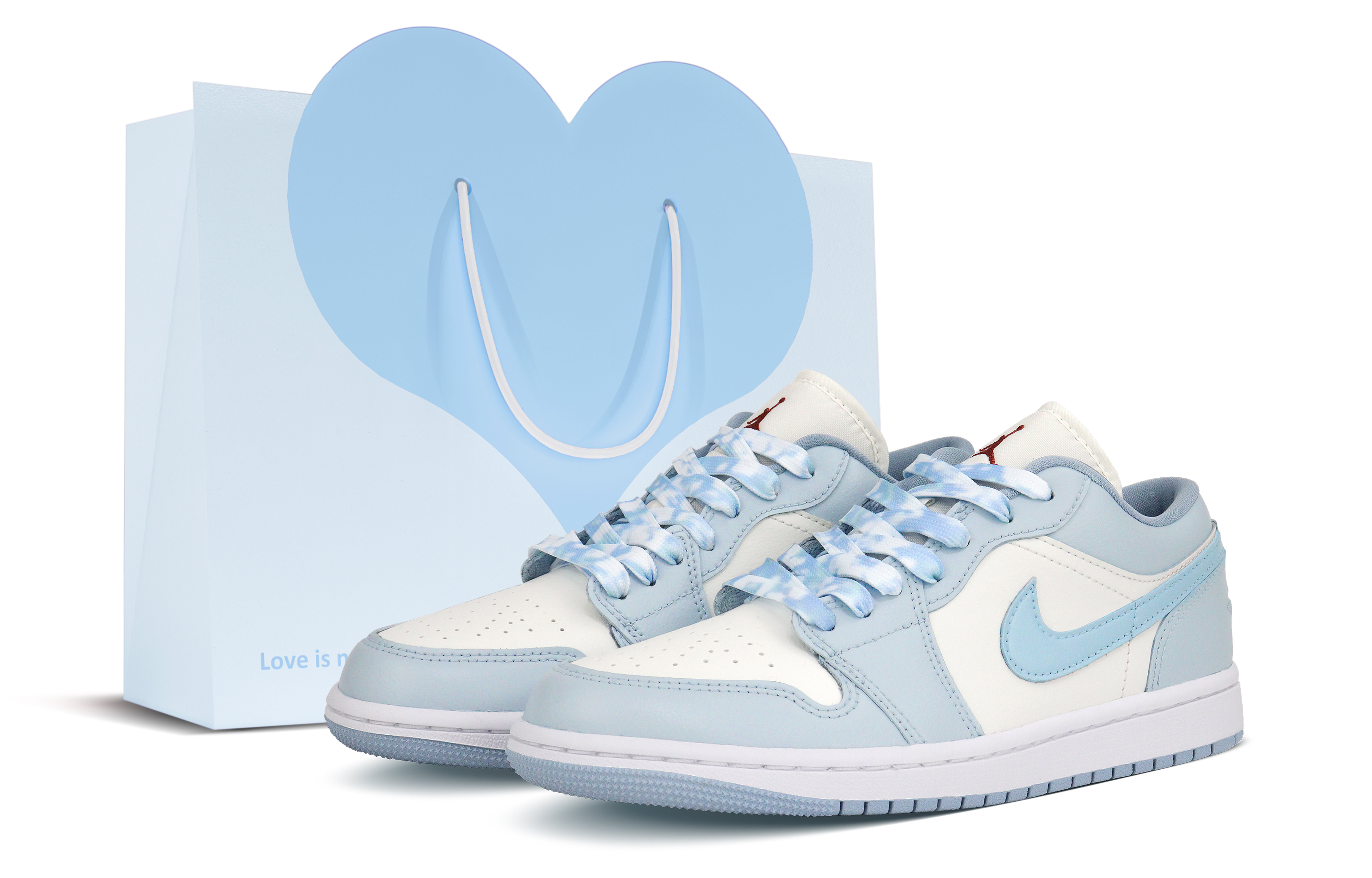 

Jordan Air Jordan 1 Vintage Баскетбольные кроссовки унисекс, Light Blue