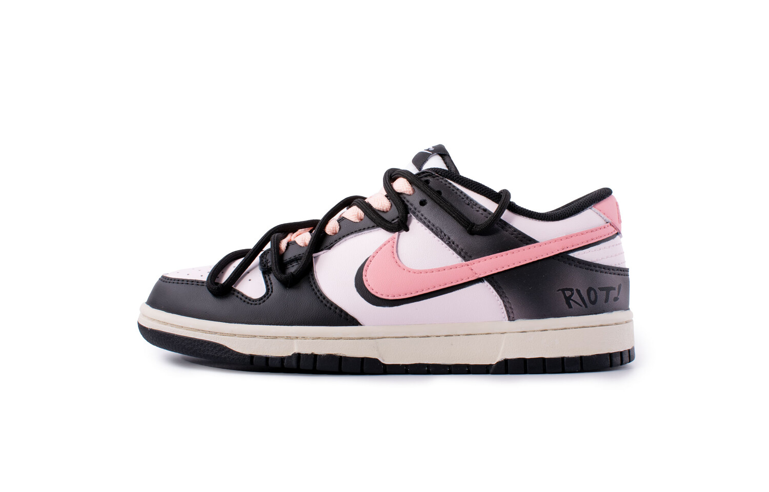 

Кроссовки Nike Dunk Skateboarding Shoes Women's Low-top Black/pink, розовый