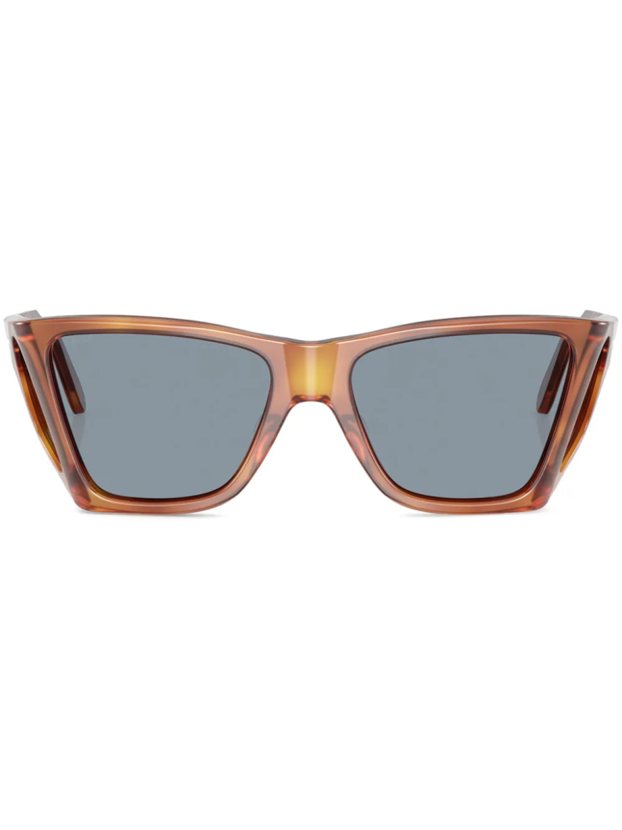 

Солнцезащитные очки в геометричной оправе Persol, коричневый