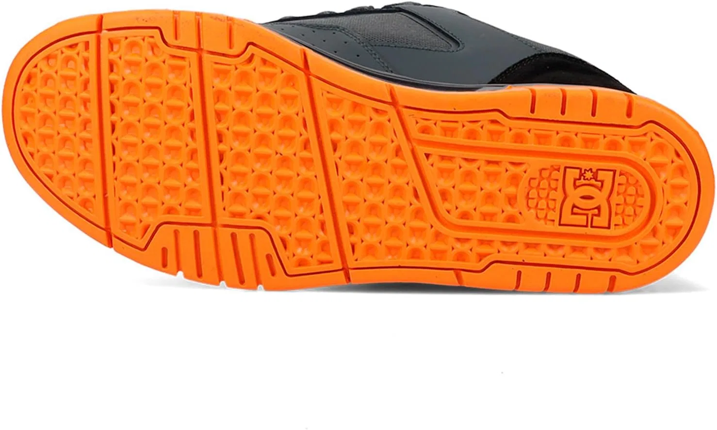 Мужские кроссовки DC Shoes, цвет Grey/Black/Orange — фото 3