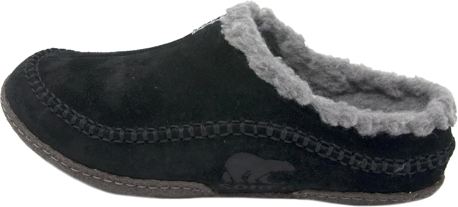 Тапочки с мехом Sorel, Black/Quarry