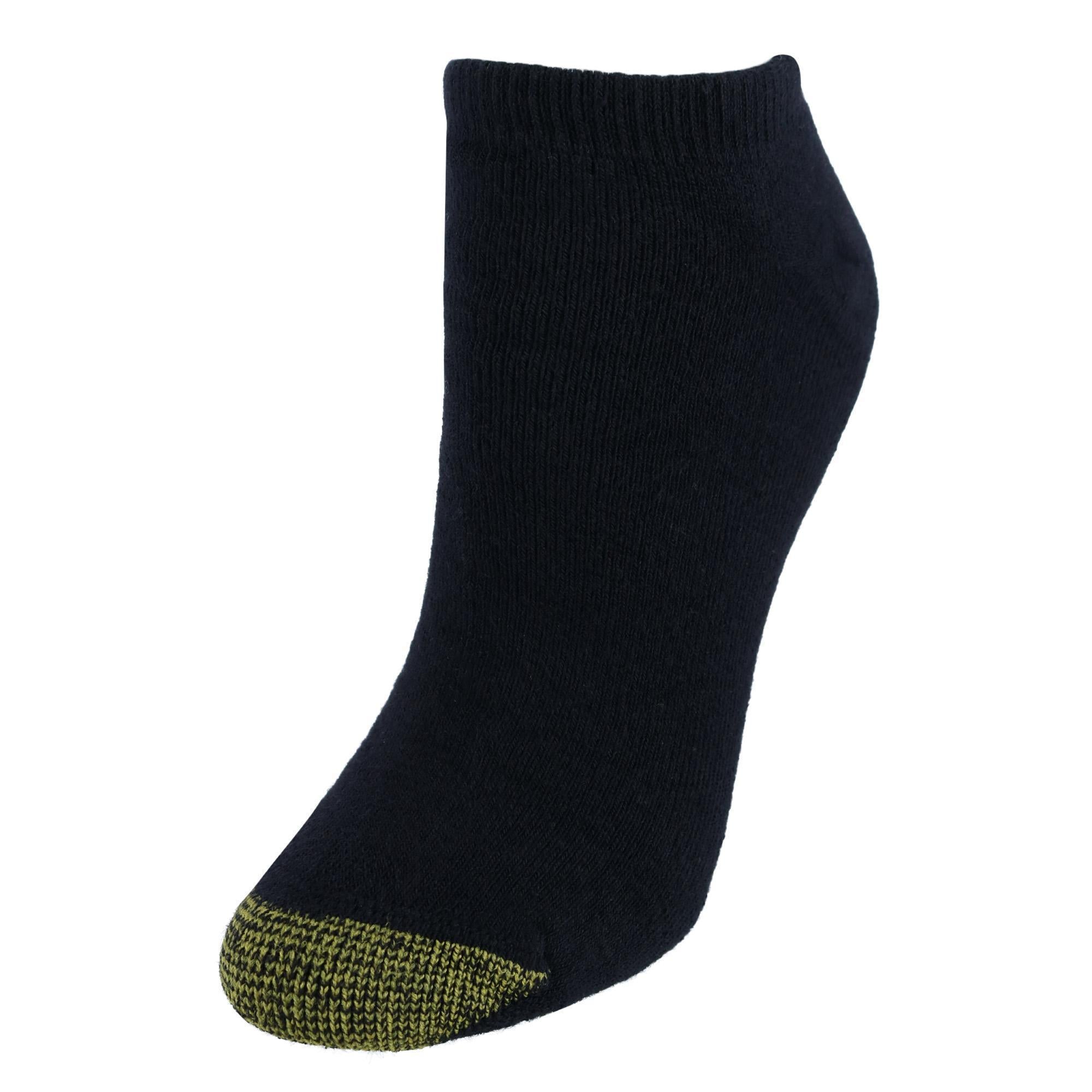 

Женские хлопковые носки-невидимки (упаковка из 6 шт.) Gold Toe, черный