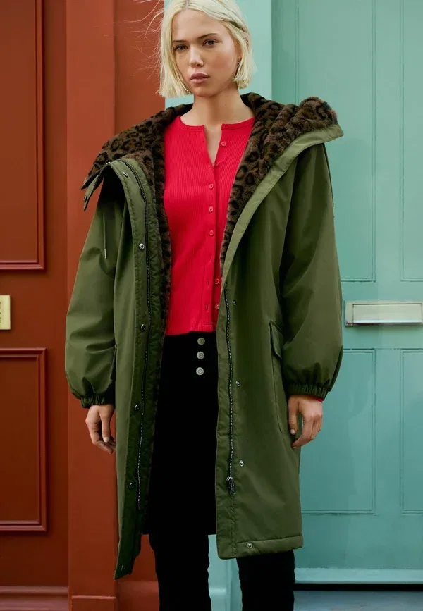 Пальто зимнее Regular fit Next, цвет хаки