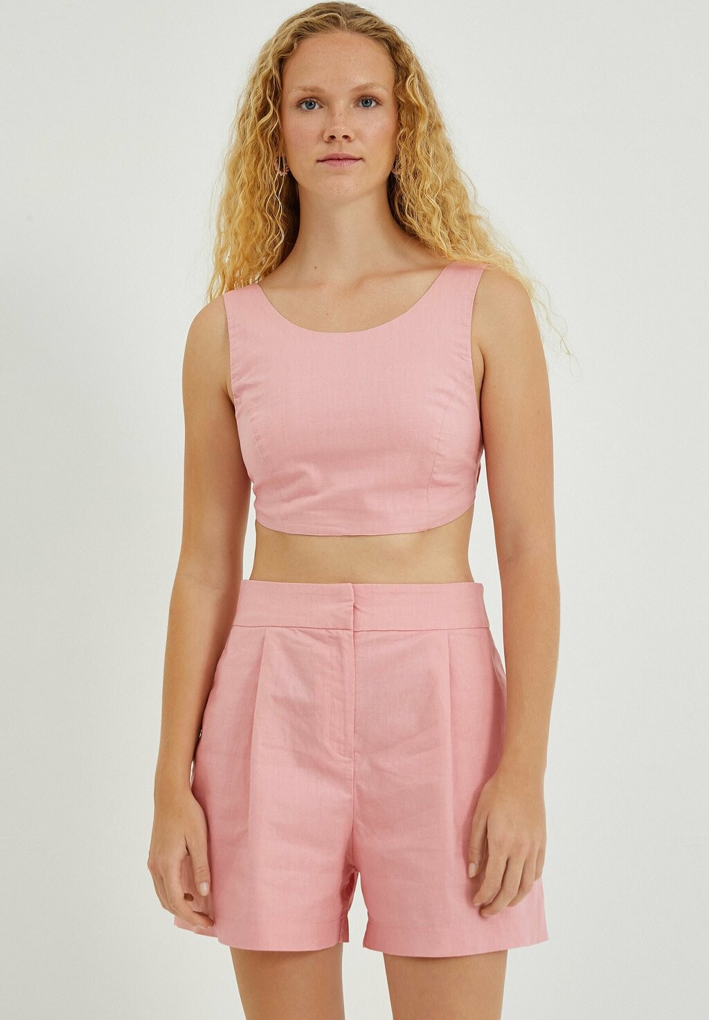 

Топ CROP TANK Koton, розовый